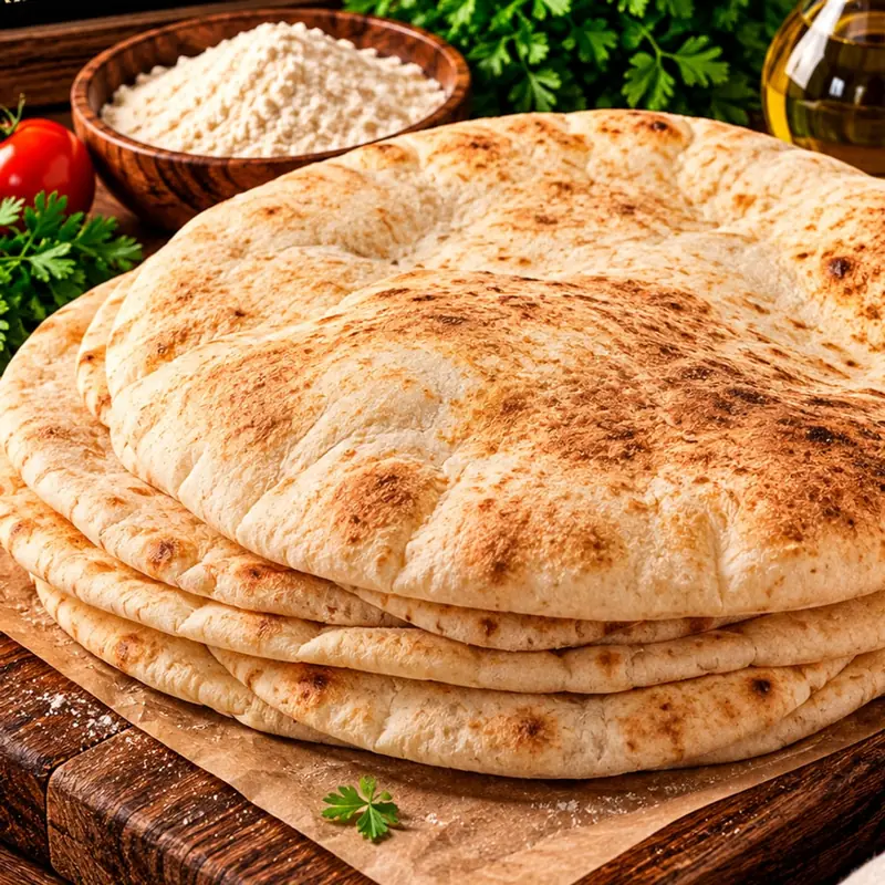 Pain pita libanais, 5 galettes