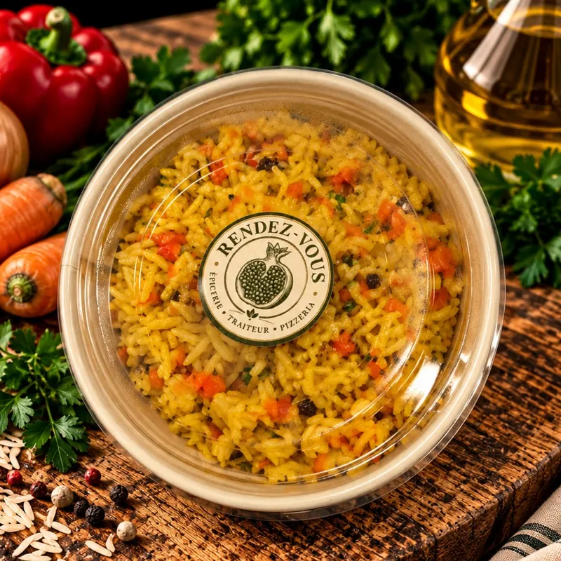 Riz pilaf bœuf et légumes, riz pilaf